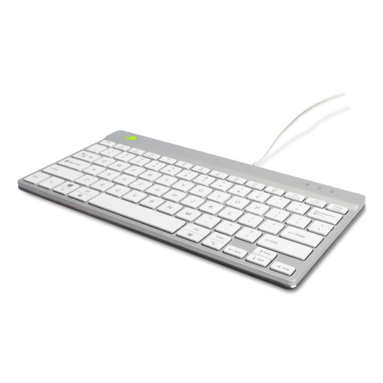R-Go Tools Ergonomic keyboard R-Go Compact Break, compact keyboard with break software, QWERTY (US), wired, white R-Go Tools Ergonomic keyboard R-Go Compact Break, compact keyboard with break software, QWERTY (US), wired, white