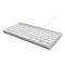 Ergonomic keyboard R-Go Compact Break, compact keyboard with break software, QWERTY (US), wired, white
