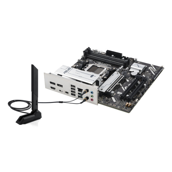 Mainboard|ASUS|AMD B840|SAM5|Micro-ATX|Memory DDR5|Memory slots 4|2xPCI-Express 3.0 16x|1xPCI-Express 4.0 16x|3xM.2|1xHDMI|2xDisplayPort|4xUSB 2.0|2xUSB 3.2|1xUSB-C|1xRJ45|3xAudio port|PRIMEB840M-AWIFI