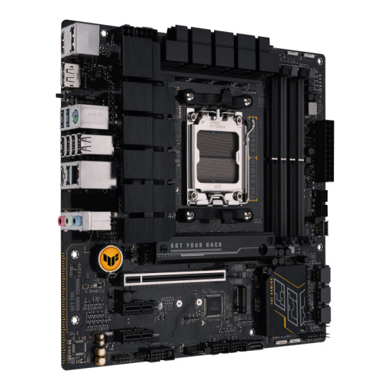 Mainboard|ASUS|AMD B650|SAM5|Micro-ATX|Memory DDR5|Memory slots 4|2xPCI-Express 4.0 1x|1xPCI-Express 4.0 16x|2xM.2|1xHDMI|2xDisplayPort|4xUSB 2.0|2xUSB 3.2|2xUSB-C|1xRJ45|3xAudio port|TUFGAMINGB650M-E Mainboard|ASUS|AMD B650|SAM5|Micro-ATX|Memory DDR5|Memory slots 4|2xPCI-Express 4.0 1x|1xPCI-Express 4.0 16x|2xM.2|1xHDMI|2xDisplayPort|4xUSB 2.0|2xUSB 3.2|2xUSB-C|1xRJ45|3xAudio port|TUFGAMINGB650M-E