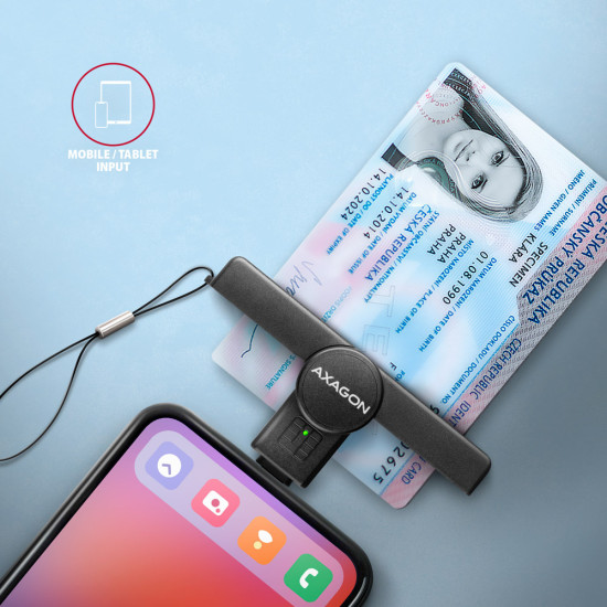 CRE-SMPC USB-C Smart card/ID card PocketReader CRE-SMPC USB-C Smart card/ID card PocketReader