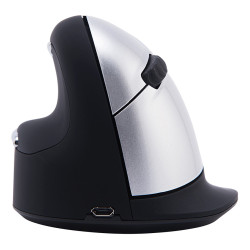 Ergonomic mouse R-Go HE Break with break software, large (hand size ≥ 185 mm), left-handed, Bluetooth, black