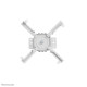 Neomounts CL25-530WH1 Beamer ceiling mount - h 25,5 cm - easy-install - full motion