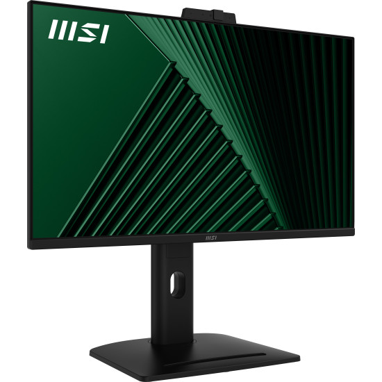 MSI Pro MP275QPDG 27 Inch Monitor, QHD (2560 x 1440), 100Hz, IPS, 1ms, 2x HDMI 2.0b, 1x DP 1.2a input, 1x DP 1.2a output, 1x Type-C (DP alt.) w/ 98W PD, 1x LAN, 4xUSB 5Gbps Type-A, 1x USB 5Gbps Type-B, Built-in Speakers, Webcam, Daisy Chain, HDR Ready, An MSI Pro MP275QPDG 27 Inch Monitor, QHD (2560 x 1440), 100Hz, IPS, 1ms, 2x HDMI 2.0b, 1x DP 1.2a input, 1x DP 1.2a output, 1x Type-C (DP alt.) w/ 98W PD, 1x LAN, 4xUSB 5Gbps Type-A, 1x USB 5Gbps Type-B, Built-in Speakers, Webcam, Daisy Chain, HDR Ready, An