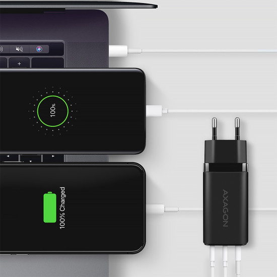 Axagon ACU-DPQ65 mobile device charger Mobile phone, Netbook, Laptop, Smartphone, Smartwatch, Tablet, Universal Black AC Fast charging Indoor Axagon ACU-DPQ65 mobile device charger Mobile phone, Netbook, Laptop, Smartphone, Smartwatch, Tablet, Universal Black AC Fast charging Indoor