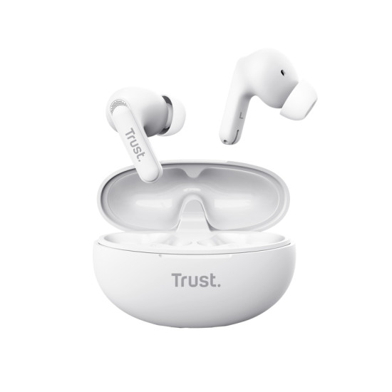 Trust Yavi Headset True Wireless Stereo (TWS) In-ear Calls/Music USB Type-C Bluetooth White Trust Yavi Headset True Wireless Stereo (TWS) In-ear Calls/Music USB Type-C Bluetooth White