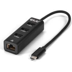 I/O HUB USB-C 3PORT/CSV-1549 CLUB3D