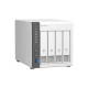 QNAP TS-433 NAS Tower ARM Cortex-A55 4 GB 0 TB QNAP QTS White QNAP TS-433 NAS Tower ARM Cortex-A55 4 GB 0 TB QNAP QTS White