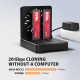 AXAGON ADSA-M2C22 USB-C 20Gbps Dual M.2 NVMe & SATA SSD Docking and Cloning Station