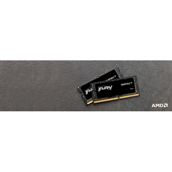 32GB 3200MT/s DDR4 CL20 SODIMM (Kit of 2) FURY Impact 32GB 3200MT/s DDR4 CL20 SODIMM (Kit of 2) FURY Impact