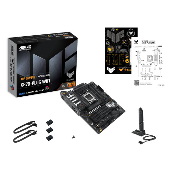 ASUS TUF GAMING X870-PLUS WIFI AMD X870 Socket AM5 ATX ASUS TUF GAMING X870-PLUS WIFI AMD X870 Socket AM5 ATX