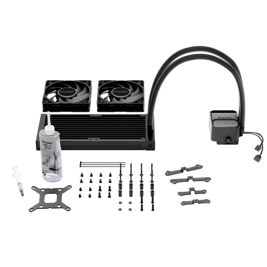 be quiet! Silent Loop 3 240 mm Processor All-in-one liquid cooler 12 cm Black 1 pc(s) be quiet! Silent Loop 3 240 mm Processor All-in-one liquid cooler 12 cm Black 1 pc(s)