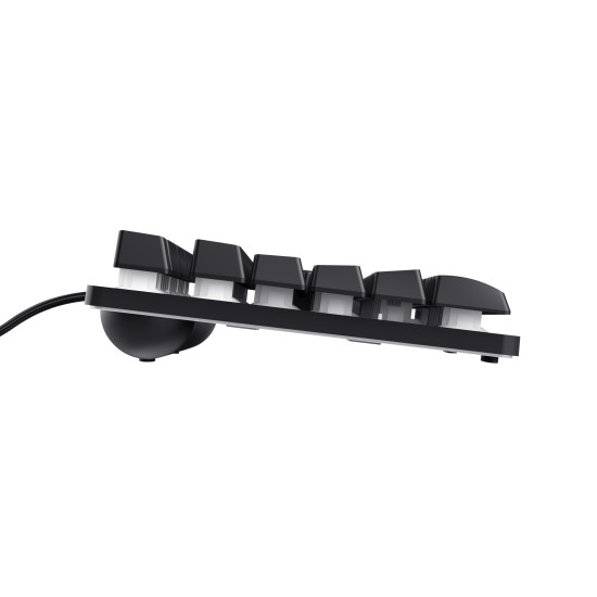 Trust GXT 833 Thado keyboard Gaming USB Dutch Black, Silver Trust GXT 833 Thado keyboard Gaming USB Dutch Black, Silver