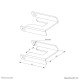Neomounts ABL-875 Wheel lock for trolleys Neomounts ABL-875 Wheel lock for trolleys