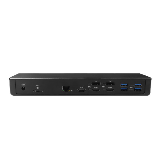 The CSV-1562 is an USB3.2 Gen1 Type-C Universal Triple 4K30Hz Charging Docking Station and is DisplayLink® Certified. The Universal Charging Dock