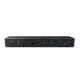 The CSV-1562 is an USB3.2 Gen1 Type-C Universal Triple 4K30Hz Charging Docking Station and is DisplayLink® Certified. The Universal Charging Dock