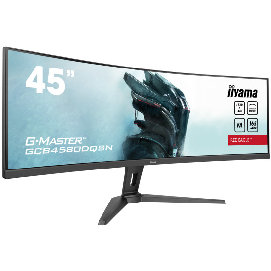 iiyama G-MASTER RED EAGLE CURVED computer monitor 114.3 cm (45") 5120 x 1440 pixels Dual QHD LED Black iiyama G-MASTER RED EAGLE CURVED computer monitor 114.3 cm (45") 5120 x 1440 pixels Dual QHD LED Black