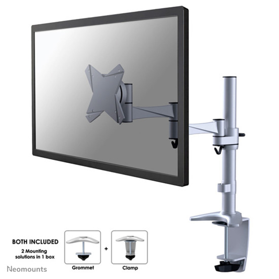 Neomounts FPMA-D1330SILVER Monitor arm 10-30" Neomounts FPMA-D1330SILVER Monitor arm 10-30"