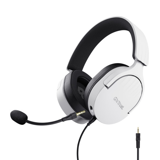 Trust GXT 489W FAYZO Headset Wired Head-band Gaming Black, White Trust GXT 489W FAYZO Headset Wired Head-band Gaming Black, White