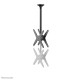 Neomounts FPMA-C340DBLACK Dual monitor/TV mount ceiling 32-75" - h 106-156 cm Neomounts FPMA-C340DBLACK Dual monitor/TV mount ceiling 32-75" - h 106-156 cm
