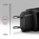MOBILE CHARGER WALL USB-C 20W/1PORT BLACK ACU-PD20 AXAGON