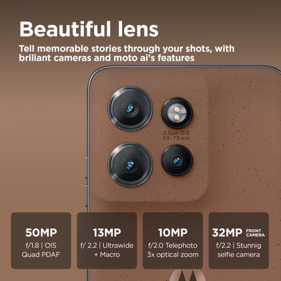 Motorola edge 50 Neo 16.1 cm (6.36") Dual SIM Android 14 5G USB Type-C 12 GB 512 GB 4310 mAh Light brown Motorola edge 50 Neo 16.1 cm (6.36") Dual SIM Android 14 5G USB Type-C 12 GB 512 GB 4310 mAh Light brown