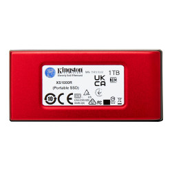 1TB XS1000 Red External USB 3.2 Gen 2 Portable Solid State Drive