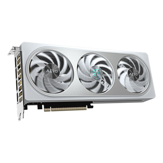 GIGABYTE GeForce RTX 5060 Ti AERO OC 16G Graphics Card - 16GB GDDR7, 128bit, PCI-E 5.0, 2647MHz Core Clock, 3 x DisplayPort, 1 x HDMI, GV-N506TAERO OC-16GD