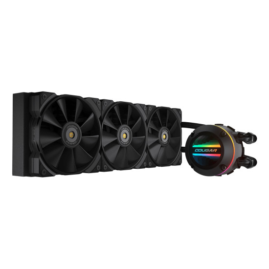 COUGAR Gaming POSEIDON-GT 360 Processor Liquid cooling kit 12 cm Black 1 pc(s) COUGAR Gaming POSEIDON-GT 360 Processor Liquid cooling kit 12 cm Black 1 pc(s)