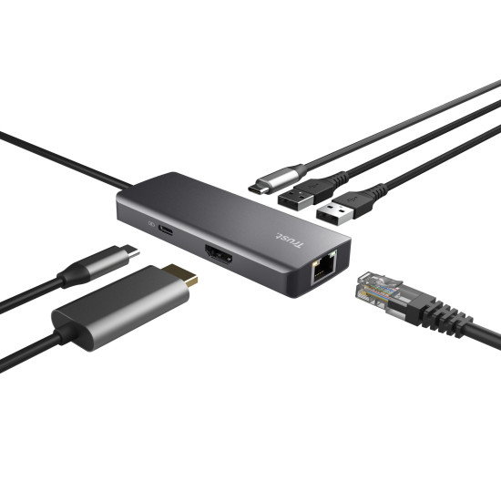 ADAPTER USB-C DALYX 6-IN-1/24968 TRUST ADAPTER USB-C DALYX 6-IN-1/24968 TRUST