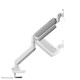 Neomounts DS70-450WH1 Monitor arm 17-42" - gas spring - Topfix - 180°-stop Neomounts DS70-450WH1 Monitor arm 17-42" - gas spring - Topfix - 180°-stop