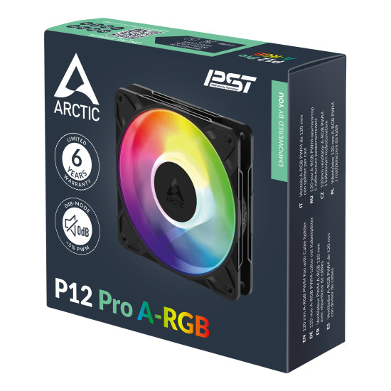 CASE FAN 120MM P12 PRO A-RGB/ACFAN00309A ARCTIC CASE FAN 120MM P12 PRO A-RGB/ACFAN00309A ARCTIC