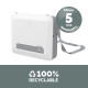 Fellowes Laptop Carry Case with Built-in Laptop Stand - Breyta Lockable Laptop Carry Case for Hybrid Working & Laptops Up To 14"/4KG - White Fellowes Laptop Carry Case with Built-in Laptop Stand - Breyta Lockable Laptop Carry Case for Hybrid Working & Laptops Up To 14"/4KG - White