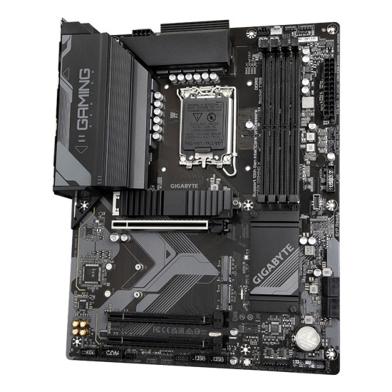 Mainboard|GIGABYTE|Intel B760 Express|LGA1700|ATX|Memory DDR5|Memory slots 4|2xPCI-Express 3.0 16x|1xPCI-Express 4.0 16x|3xM.2|1xHDMI|1xDisplayPort|5xUSB 2.0|2xUSB 3.2|1xUSB-C|1xRJ45|6xAudio port|B760GAMINGX Mainboard|GIGABYTE|Intel B760 Express|LGA1700|ATX|Memory DDR5|Memory slots 4|2xPCI-Express 3.0 16x|1xPCI-Express 4.0 16x|3xM.2|1xHDMI|1xDisplayPort|5xUSB 2.0|2xUSB 3.2|1xUSB-C|1xRJ45|6xAudio port|B760GAMINGX