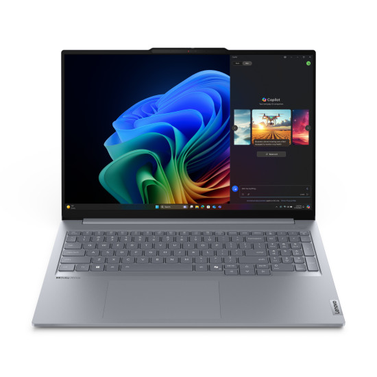 Lenovo ThinkBook 16 G7 QOY Copilot+ PC Qualcomm Snapdragon X1P-42-100 Laptop 40.6 cm (16") WUXGA 32 GB LPDDR5x-SDRAM 1 TB SSD Wi-Fi 7 (802.11be) Windows 11 Pro English Grey Lenovo ThinkBook 16 G7 QOY Copilot+ PC Qualcomm Snapdragon X1P-42-100 Laptop 40.6 cm (16") WUXGA 32 GB LPDDR5x-SDRAM 1 TB SSD Wi-Fi 7 (802.11be) Windows 11 Pro English Grey