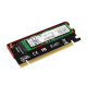 PCEM2-S PCIe x16 - M.2 NVMe M-key slot adapter, w. passive alu heatsink