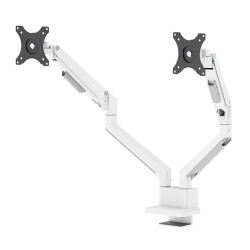 NEOMOUNTS DS70-250WH2 FULL MOTION MONITOR ARM DESK MOUNT FOR 17-32" SCREENS - WHITE