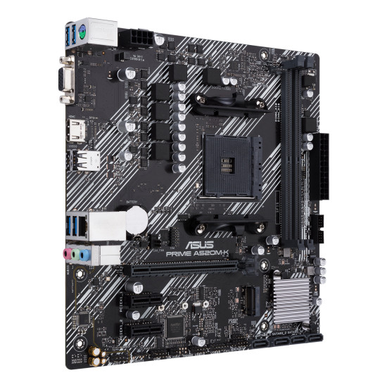 Mainboard|ASUS|AMD A520|SAM4|MicroATX|2xPCI-Express 3.0 1x|1xPCI-Express 3.0 16x|1xM.2|Memory DDR4|Memory slots 2|1x15pin D-sub|1xHDMI|2xUSB 2.0|4xUSB 3.2 type B|1xPS/2|3xStereo jack 3.5mm|1xRJ45|PRIMEA520M-K Mainboard|ASUS|AMD A520|SAM4|MicroATX|2xPCI-Express 3.0 1x|1xPCI-Express 3.0 16x|1xM.2|Memory DDR4|Memory slots 2|1x15pin D-sub|1xHDMI|2xUSB 2.0|4xUSB 3.2 type B|1xPS/2|3xStereo jack 3.5mm|1xRJ45|PRIMEA520M-K