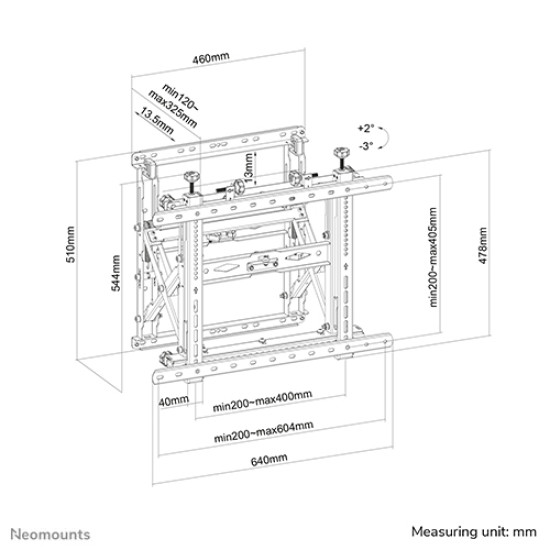 Neomounts video wall mount