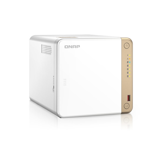 QNAP TS-462-4G NAS/storage server Tower Intel® Celeron® N4505 4 GB DDR4 0 TB QNAP QTS White QNAP TS-462-4G NAS/storage server Tower Intel® Celeron® N4505 4 GB DDR4 0 TB QNAP QTS White