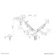 Neomounts DS70-810BL2 Monitor arm 17-32" - gas spring - space saving - 180°-stop Neomounts DS70-810BL2 Monitor arm 17-32" - gas spring - space saving - 180°-stop