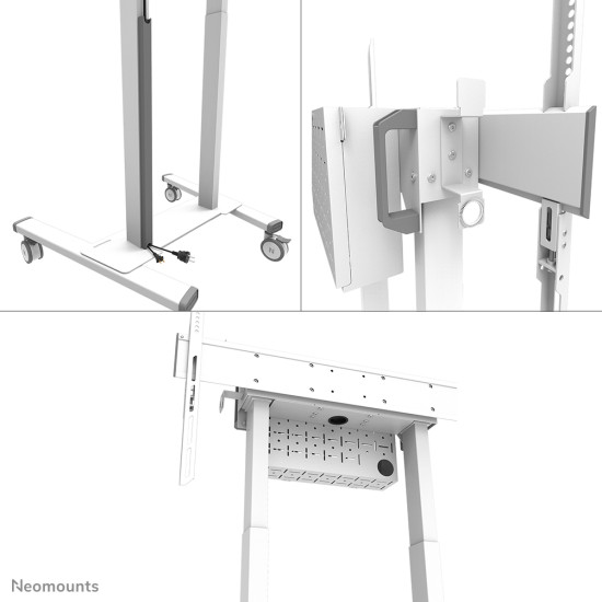 Neomounts FL55-875WH1 TV trolley 55-100" - motorised - TÜV Neomounts FL55-875WH1 TV trolley 55-100" - motorised - TÜV