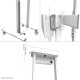 Neomounts FL55-875WH1 TV trolley 55-100" - motorised - TÜV Neomounts FL55-875WH1 TV trolley 55-100" - motorised - TÜV