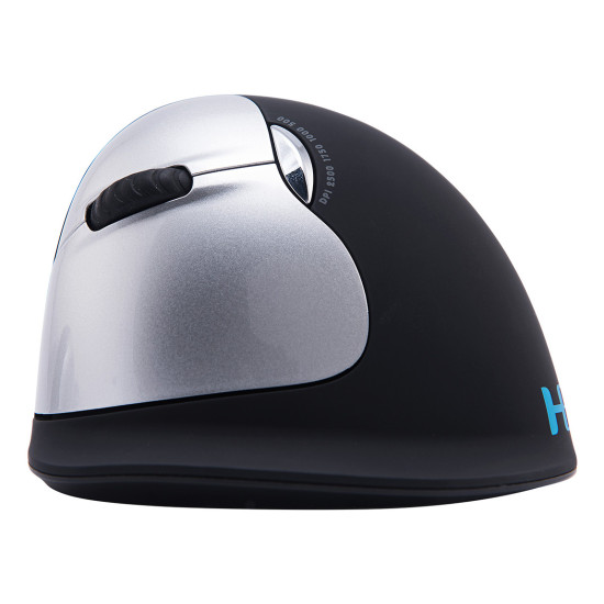 R-Go Tools Ergonomic mouse R-Go HE Break with break software, large (hand size ≥ 185 mm), left-handed, Bluetooth, black R-Go Tools Ergonomic mouse R-Go HE Break with break software, large (hand size ≥ 185 mm), left-handed, Bluetooth, black