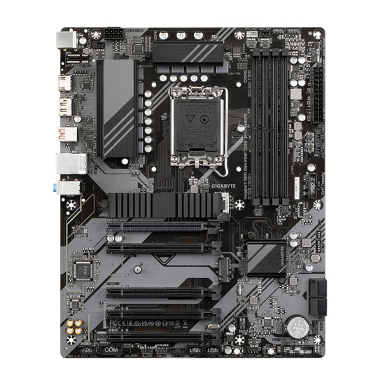 Mainboard|GIGABYTE|Intel B760 Express|LGA1700|ATX|Memory DDR5|Memory slots 4|4xPCI-Express 3.0 1x|1xPCI-Express 4.0 16x|2xM.2|1xHDMI|1xDisplayPort|4xUSB 2.0|1xUSB 3.2|1xUSB-C|1xPS/2|1xRJ45|3xAudio port|B760DS3H Mainboard|GIGABYTE|Intel B760 Express|LGA1700|ATX|Memory DDR5|Memory slots 4|4xPCI-Express 3.0 1x|1xPCI-Express 4.0 16x|2xM.2|1xHDMI|1xDisplayPort|4xUSB 2.0|1xUSB 3.2|1xUSB-C|1xPS/2|1xRJ45|3xAudio port|B760DS3H
