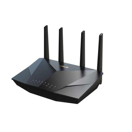 Wireless Router|ASUS|Wireless Router|5400 Mbps|Mesh|Wi-Fi 5|Wi-Fi 6|IEEE 802.11a|IEEE 802.11b|IEEE 802.11g|IEEE 802.11n|USB 3.2|4x10/100/1000M|LAN \ WAN ports 1|Number of antennas 4|RT-AX5400