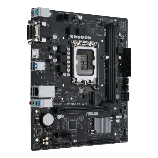 ASUS PRIME H610M-R D4 Intel H610 LGA 1700 micro ATX ASUS PRIME H610M-R D4 Intel H610 LGA 1700 micro ATX