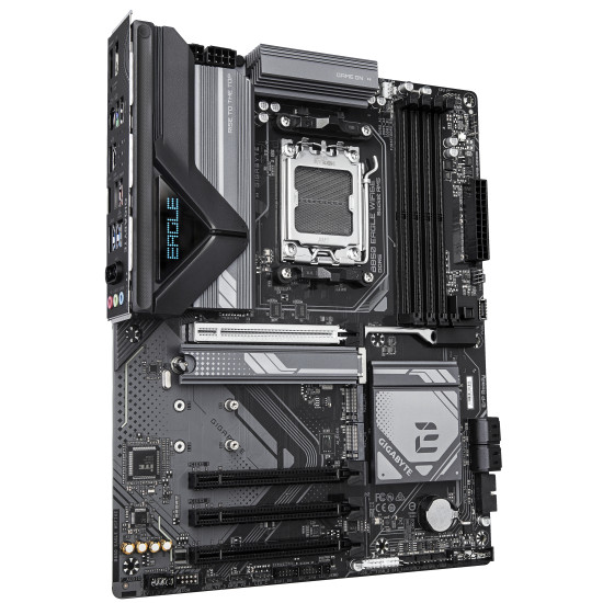 Mainboard|GIGABYTE|AMD B850|SAM5|ATX|Memory DDR5|Memory slots 4|3xPCI-Express 16x|3xM.2|1xHDMI|1xDisplayPort|4xUSB 2.0|4xUSB 3.2|1xUSB-C|1xRJ45|3xAudio port|B850EAGLEWIFI6E