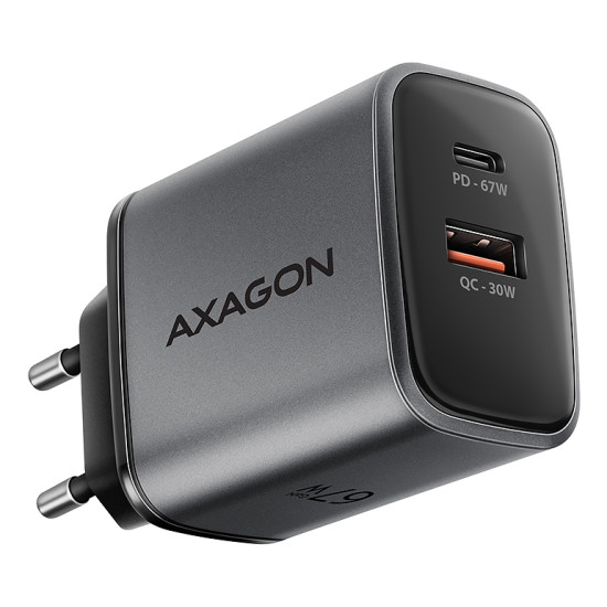 ACU-PQ67 PD3.0 & QC4+ 2xOUTPUTS wall charger 67W