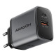 ACU-PQ67 PD3.0 & QC4+ 2xOUTPUTS wall charger 67W